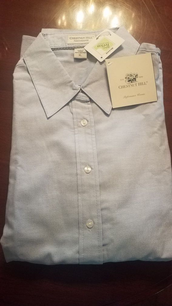 XL light blue men's Long Sleeve button-down brand new
