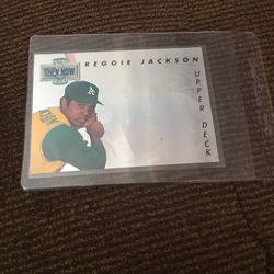 Baseball Card 1993 Upperdeck Reggie Jackson Hologram 