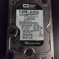 1 TB Hard Drive Used But Working
