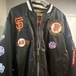 New Era Alph Industries Sf Giants Jacket 
