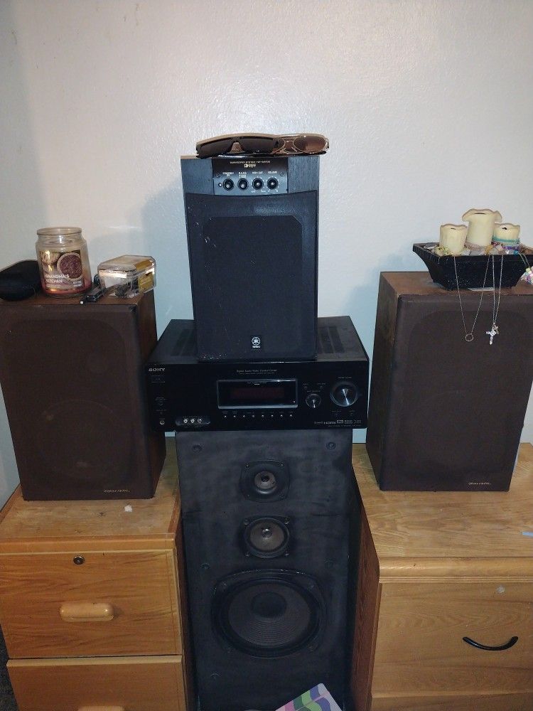 **Price Cut** Subwoofer, Receiver And A Couple Extra Speakers