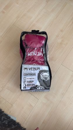 Venum Contender Pink Boxing Muay Thai Kick Boxing Gloves Women Teen 8oz