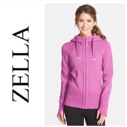 ZELLA Fitted Hoodie Jacket - Pink XS