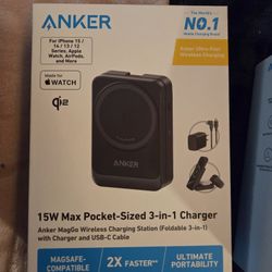Brand New Anker 3 In 1 Portable Charger