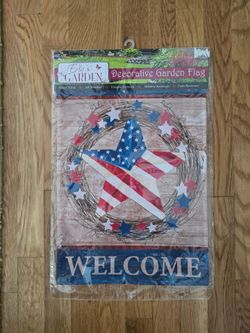 Garden Flag - Americana Charm: Brand New