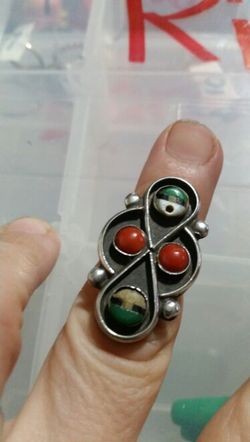 Genuine stones on sterling