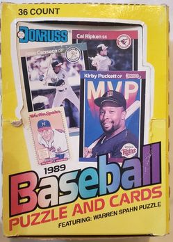 1989 Donruss Baseball Wax Box with 31 Packs
