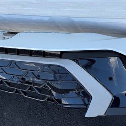 WHITE VOLKSWAGEN TAOS 2025 2026 FRONT BUMPER