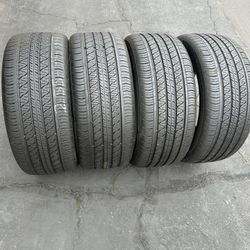 Set.  Tires.   255. 45.  19.  Continental 