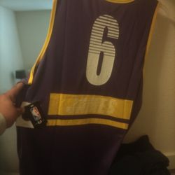 Lakers 6 Lebron James Jersey