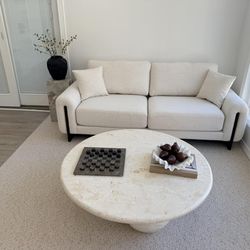 3 seater chenille sofa(new)