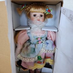 STRAWBERRY PORCELAIN DOLL