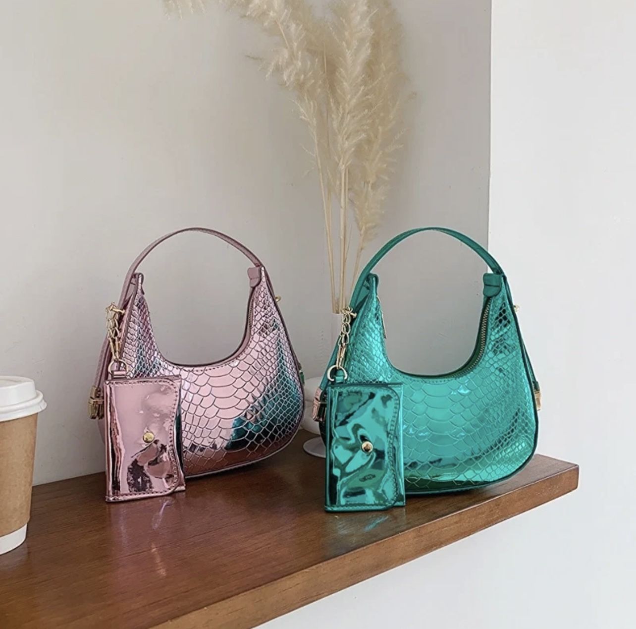 Women's Small All Seasons Pu Leather Streetwear Underarm Bag