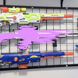 Nerf Long strike white and blue (both should go)