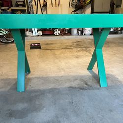 Green IKEA Desk