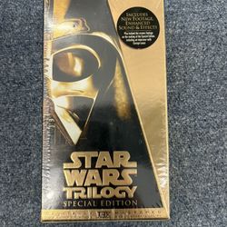 Sealed Original Trilogy on VHS