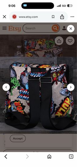 Avenger diaper bag brand new