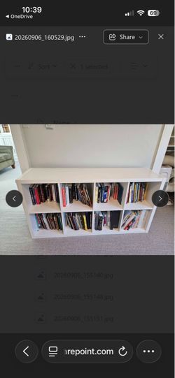 IKEA kallax shelf $60