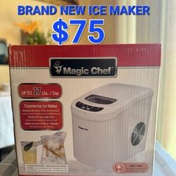 BRAND NEW MAGIC CHEF PORTABLE COUNTERTOP ICE MAKER 