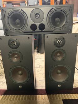 JBL Floor Standing Speakers with Center Channel