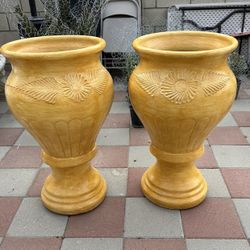 New Flower Pots Made Out Of Cement Perfect Gift 