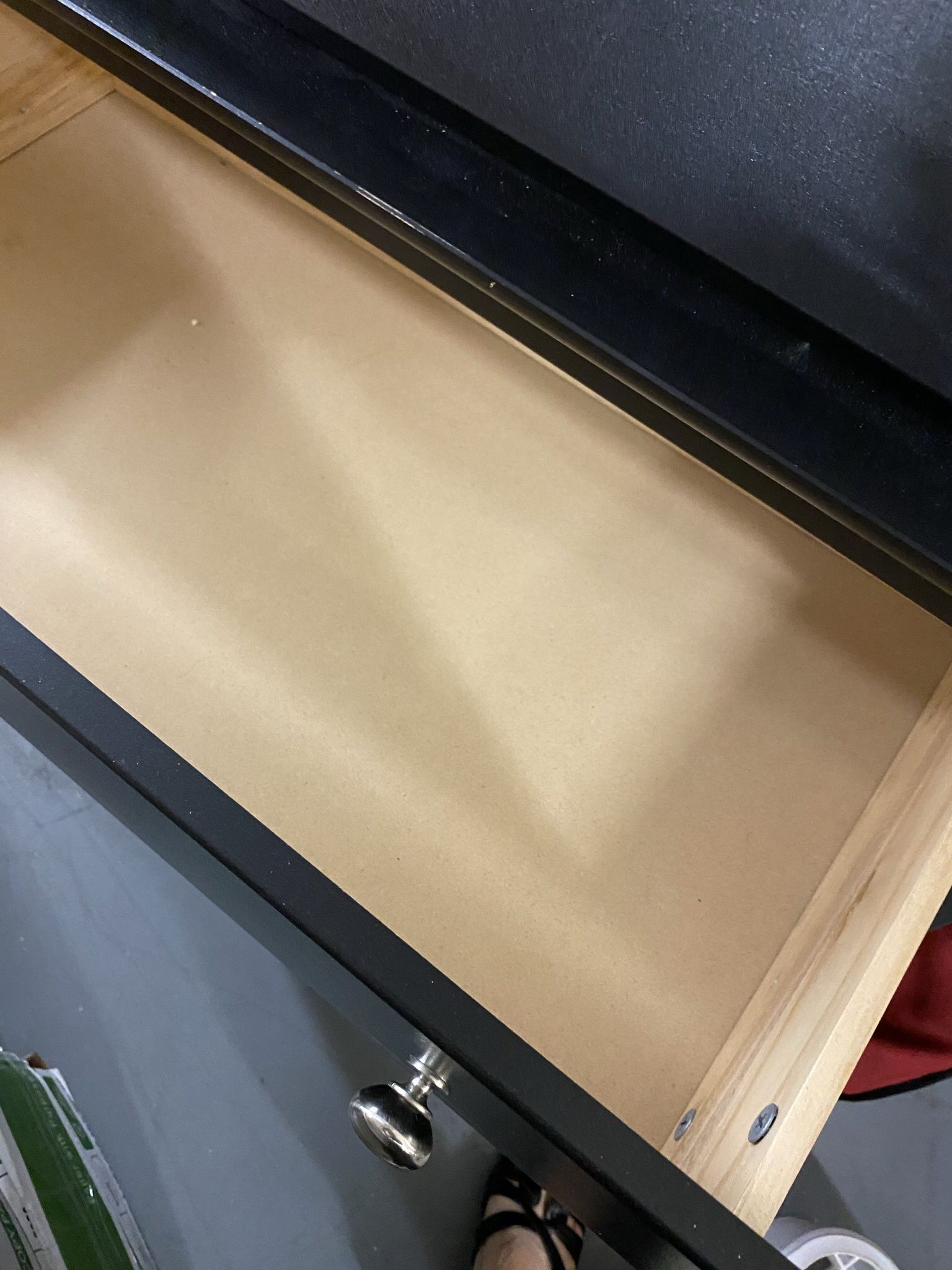 Three Door Desk With Writing Table