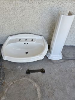 Kohler Portrait Collection - Sink and Pedestal K2223-0 White