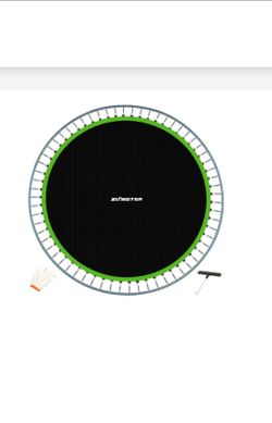 Zoomster Replacement Jumping Mat, Fits 15 ft Round Trampoline Frame with 96 V-Hooks, Using 7" Springs 160" Premium Trampoline Mat (Spring not Included