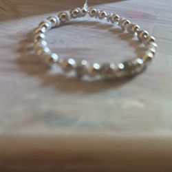 White And Silver Bracelet 