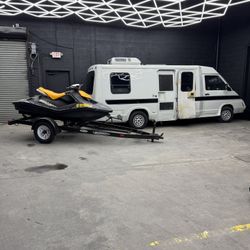 Jet Ski Rv Motorhome Combo Trailer Included 
