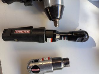 Craftsman air tools 1/2 impact wrench, 3/8 rachet wrench ,air hammer