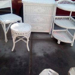 Four Pieces Wicker Furniture 