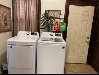Washer and dryer used for less than  1 year $350 each