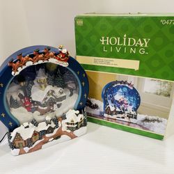 Musical Snowy Church Scene by Holiday Living Christmas Snow Blow Globe