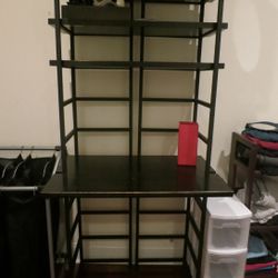 Container Store Ebony Connections Desk