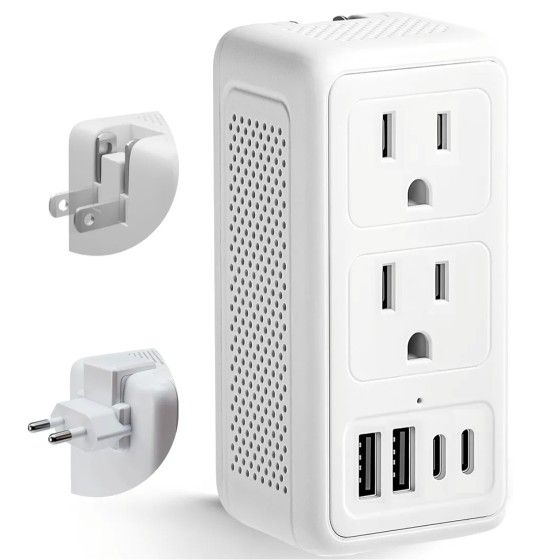 2 - Mapambo European Travel Plug Adapter
