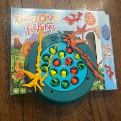 Dino Dive Fishing Game