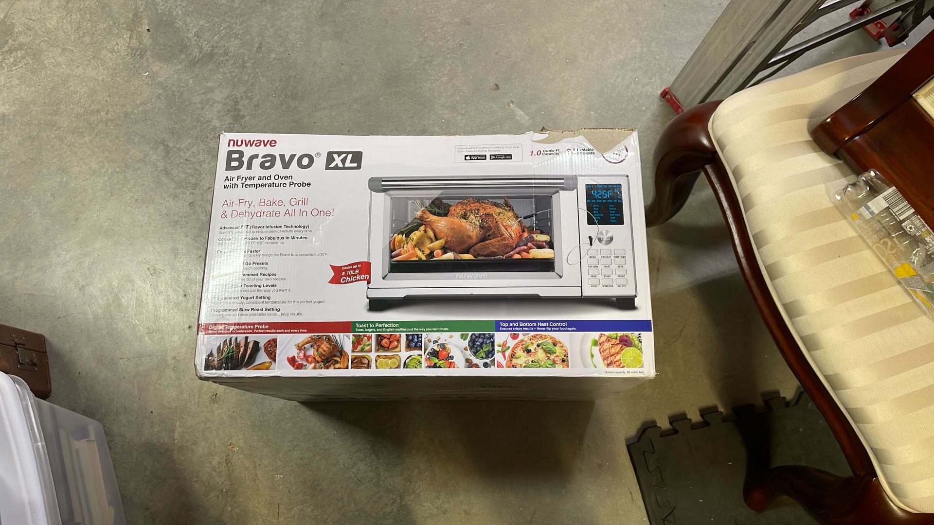 Nuwave Bravo XL air fryer And Oven.