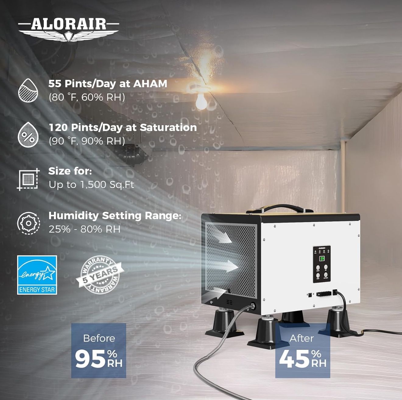 Crawl Space Dehumidifier