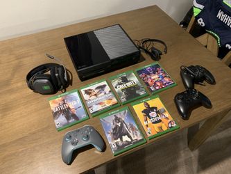 Xbox One with games and extras