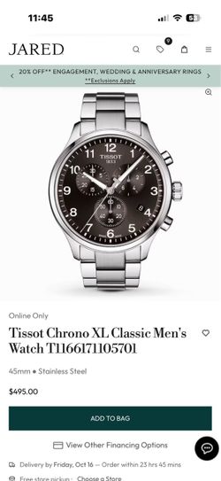 Tissot watch chrono xl