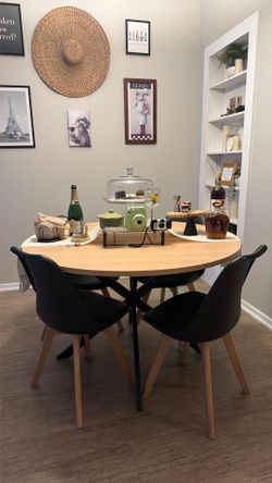 dining table and chairs