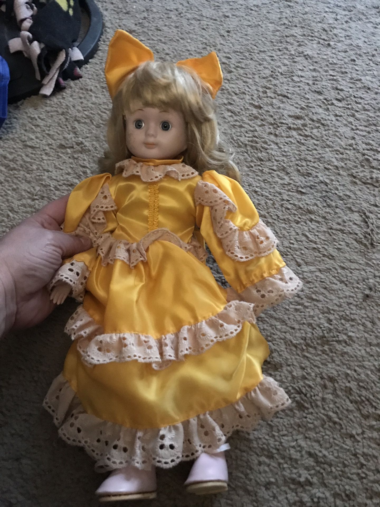 Porcelain doll excellent condition