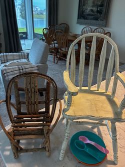 Two Small Doll Chairs