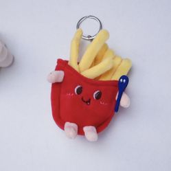 Fries Plush Keychain