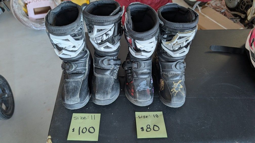 Youth Fly Racing Maverick Dirt Bike MX Boots