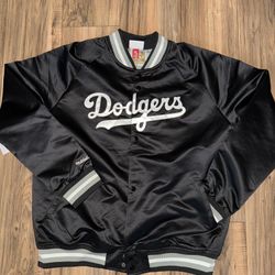 New men’s size large & XL Mitchell & ness LA Dodgers satin jacket 