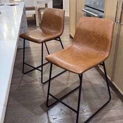 Leather Bar Stools