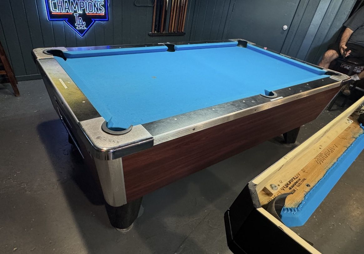Global 7ft Pool Table Coin Operated