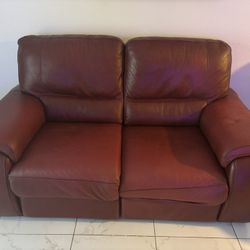 Leather Sofa Recliner 2 Seater